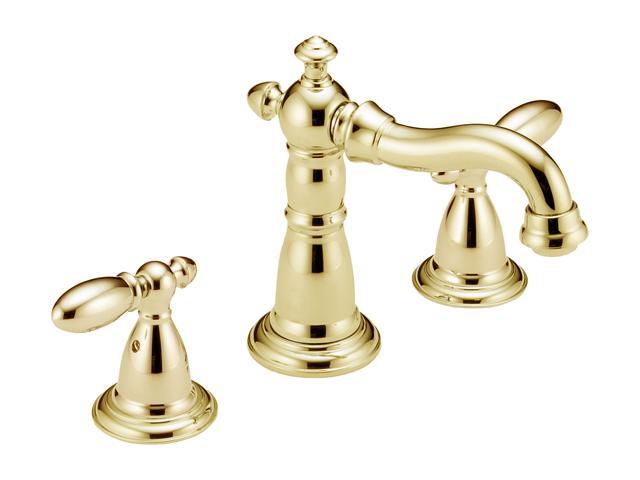 DELTA 3555LFPB-216PB Victorian Two Handle Widespread Lavatory Faucet