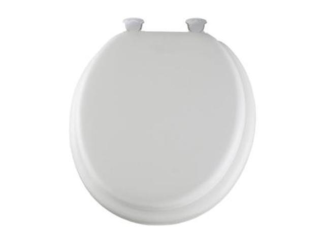 Bemis 13EC 000 Soft Round Closed Front Toilet Seat - White