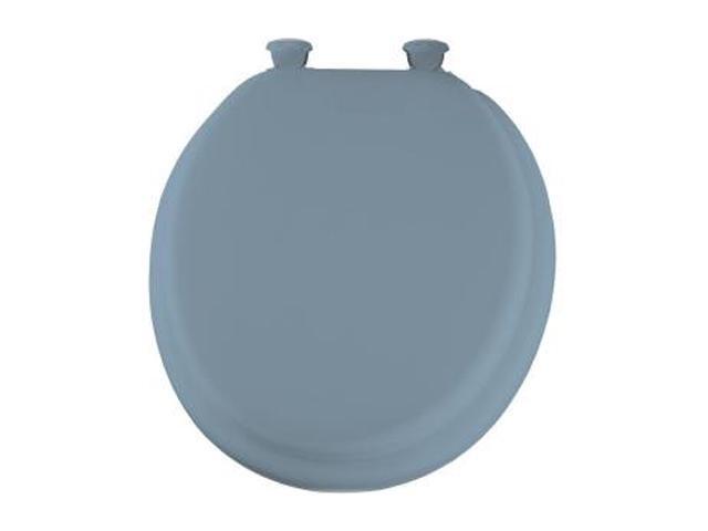 Bemis 13EC 034 Soft Round Closed Front Toilet Seat - Sky Blue