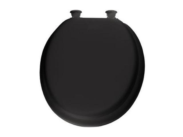Bemis  13EC 047  Soft Round Closed Front Toilet Seat - Black
