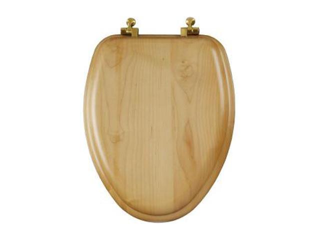 Bemis  19601BR 418  Elongated Closed Front Toilet Seat - Maple
