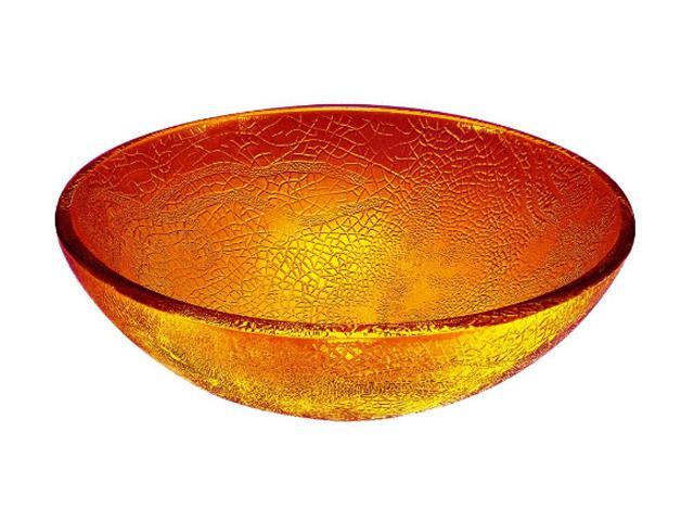 Pegasus SE-06 Above-Counter Glass Vessel Sink w/ Engraved Design