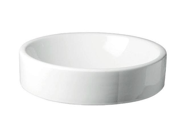 Decolav 1426-CWH 17.75" Round Vitreous China Semi-Recessed Lavatory