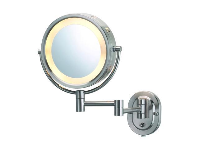 Jerdon HL65N 5X Wall-Mount Lighted Mirror