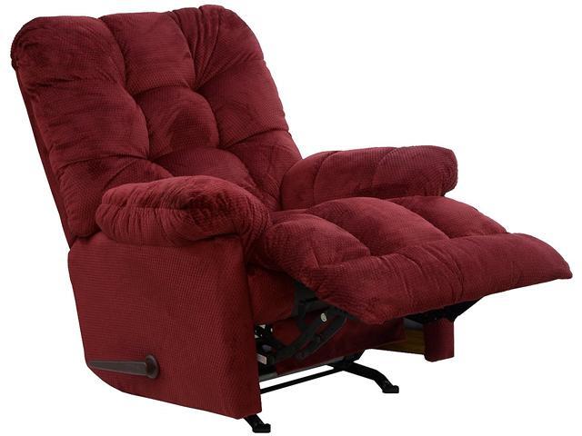 Catnapper  NETTLES MERLOT CHAISE ROCKER RECLINER, DELUXE HEAT&MASAGE,