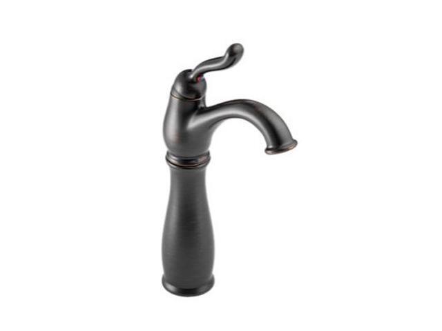 DELTA 579-RB-DST Leland Single Handle Lavatory Faucet with Riser - Less Pop-Up