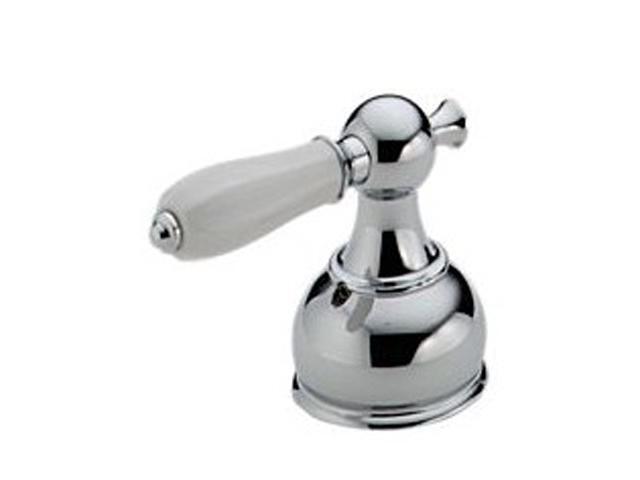 DELTA H512 Single Porcelain Lever Handle with Porcelain Accent