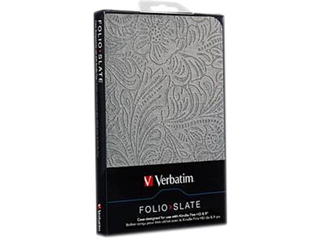 Verbatim Carrying Case (Folio) for 8.9' Tablet - Slate Silver