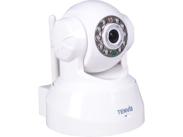 TENVIS JPT3815W-WH Pan/Tilt Day/Night 2-Way Audio Motion Detection Wireless IP Camera