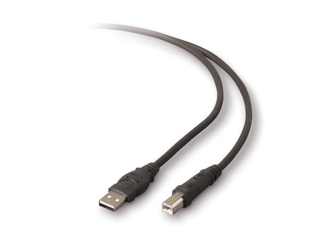 Belkin F3U133-10 10 ft. Black Pro Series Black USB2.0 (A/B) Device Cable