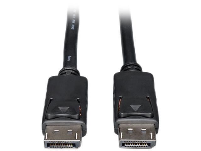 Tripp Lite P580-006 6 ft. Black 1 x DisplayPort Male to 1 x DisplayPort Male Displayport Monitor Cable M/M M-M