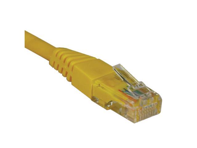 TRIPP LITE N002-001-YW 1 ft. Cat 5E Yellow Network Cable