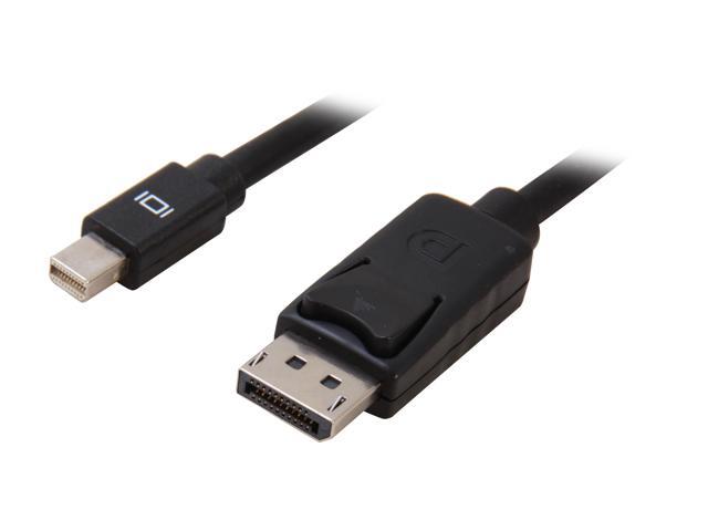 SIIG Model CB-DP0E11-S1 6.6 ft. Mini DisplayPort to DisplayPort Adapter Cable - OEM