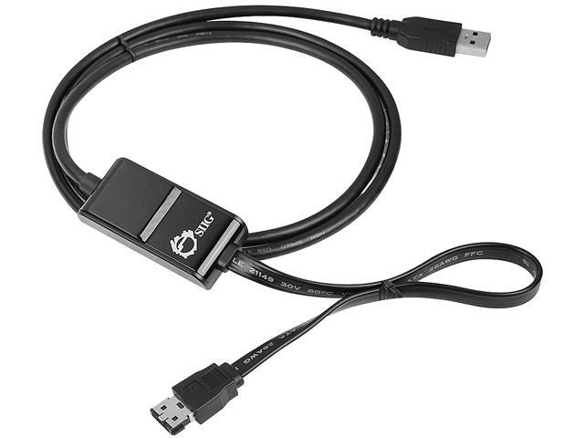 SIIG JU-SA0N11-S1 4.5 ft. USB 3.0 to eSATA 6Gb/s Adapter Cable