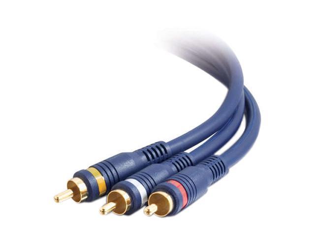 Cables To Go Model 29111 100 ft. Velocity RCA Audio/Video Combination Interconnect M-M