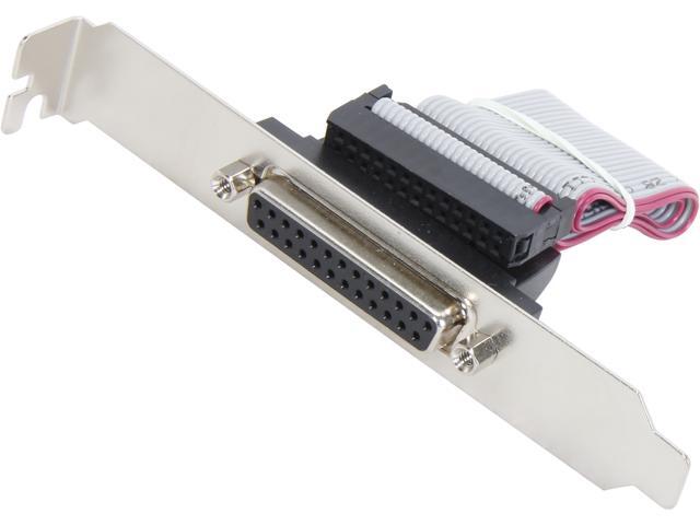 C2G 10338 11in DB25 Female Parallel Add-A-Port Adapter Cable with Bracket