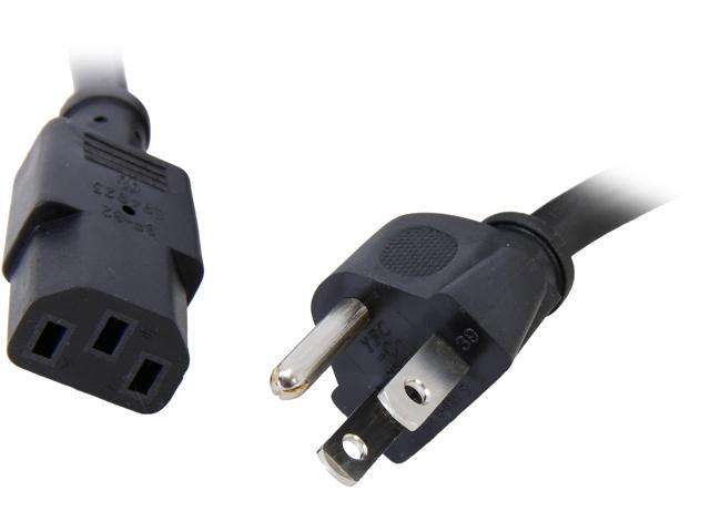 C2G Model 29927 5 ft. 16 AWG Universal Power Cord (IEC320C13 to NEMA 5-15P)