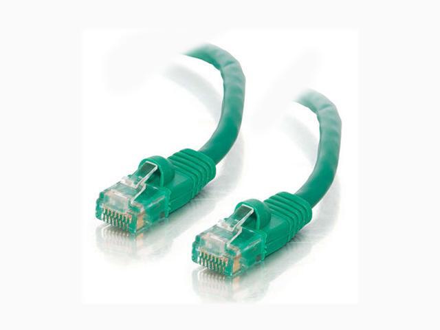 C2G 20036 50 ft. Cat5E 350 MHz Snagless M-M Patch Cable - Green 