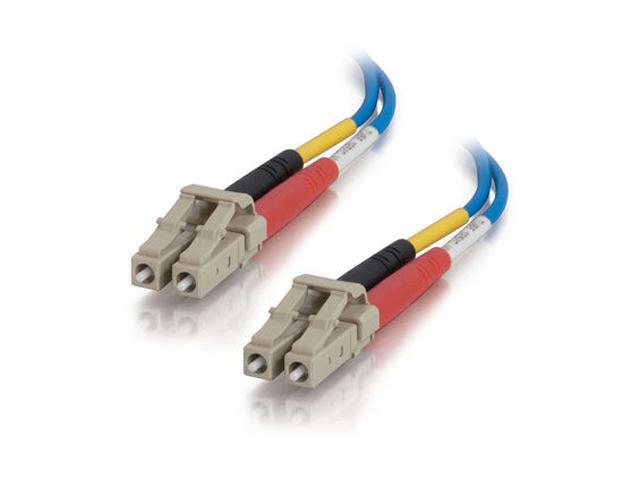 Cables To Go 37368 16.4 ft. LC/LC Duplex 50/125 M/M Multimode Fiber Patch Cable - Blue