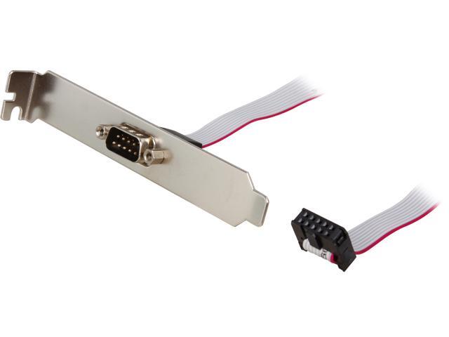C2G 28300 DB9 Male Serial Add-A-Port Adapter with Bracket for Intel Motherboards