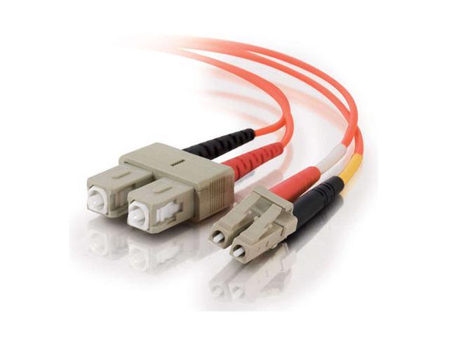 C2G 33016 3m LC/SC Duplex 50/125 Multimode Fiber Patch Cable - Orange