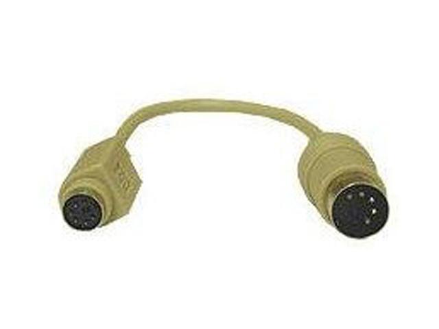 Cables To Go Model 02478 6" 6" PS/2 Female to AT Male Keyboard Adapter Cable