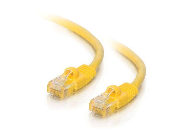 C2G 22148 75 ft. Cat 5E Yellow 350 MHz Snagless Patch Cable