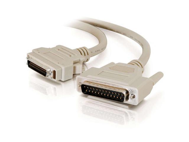C2G Model 06096 10 ft. IEEE-1284 DB25 Male to MicroCentronics 36 Male Parallel Printer Cable