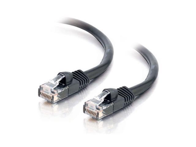C2G 15180 3ft Cat5E 350 MHz Snagless Patch Cable - Black