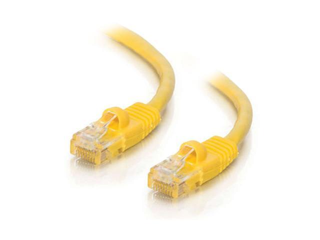 C2G 22105 1ft Cat5E 350 MHz Snagless Patch Cable - Yellow