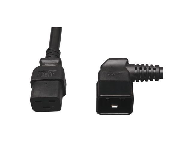 Tripp Lite Model P036-002-20RA 2 ft. 12AWG Heavy Duty Power cord (IEC-320-C19 to IEC-320-C20 Right Angle)