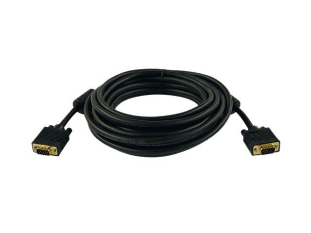 Tripp Lite P502-025-P 25 ft. SVGA/VGA Plenum Rated Monitor Gold Cable with RGB Coax, (HD15 M/M)
