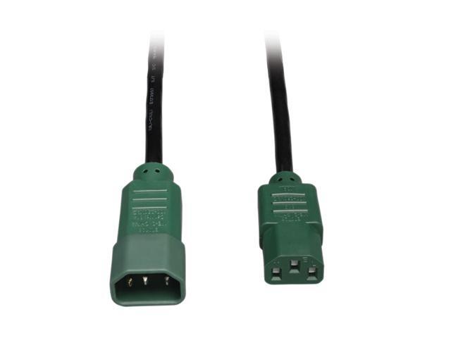 Tripp Lite Model P004-004-GN 4 ft. 18 AWG Power Cord w/ Green Connectors