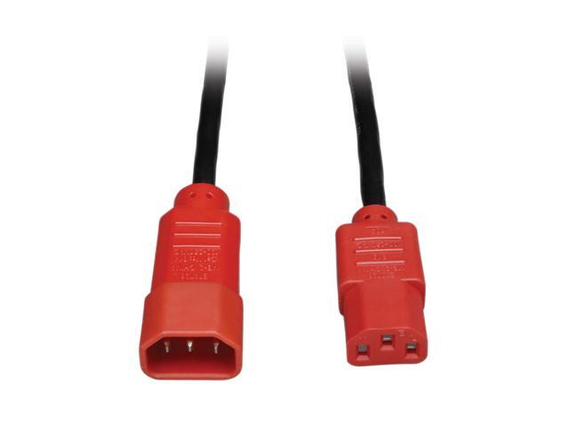 Tripp Lite Model P005-006-RD 6 ft. 14AWG Power Cord w/ Red Connectors