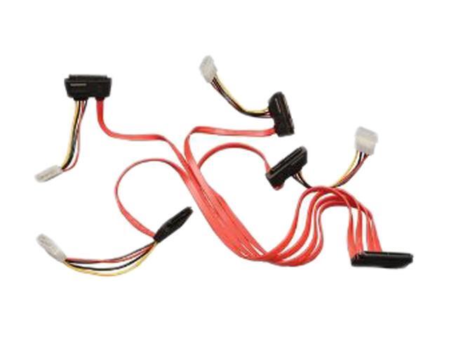 Tripp Lite Model S501-24N 24" Internal SAS Cable, 4-Lane SFF-8484 to 4 x SFF-8482