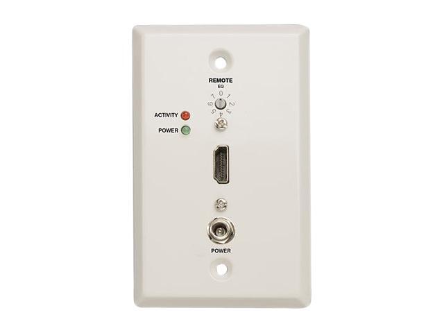 Tripp Lite B126-1A0-WP-1 HDMI Over Cat5 Active Extender Remote Receiver Wallplate