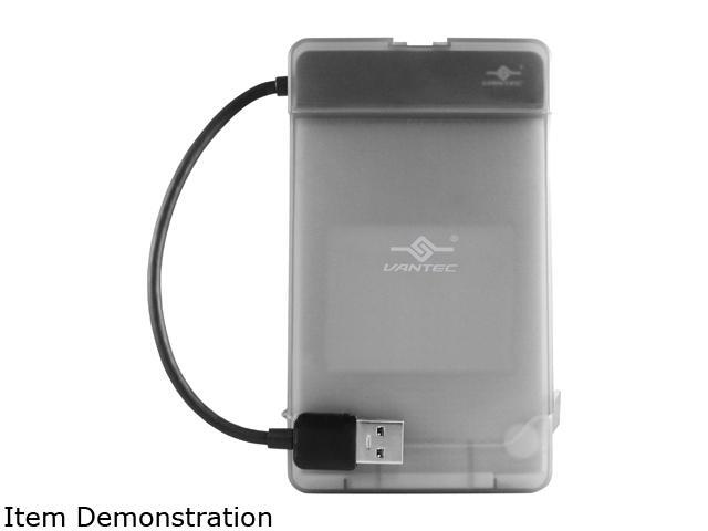 VANTEC CB-STU3-2PB USB 3.0 to 2.5" SATA HDD adapter with case