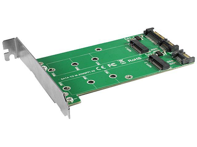 VANTEC UGT-M2ST220 Multi-size Dual M.2 to Two SATA III Port Converter Kit