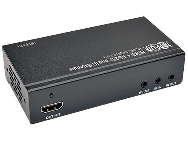 Tripp Lite BHDBT-R-SI-LR HDBaseT HDMI over Cat5e/6/6a Extender Receiver, Serial and IR, 4K x 2K UHD/1080p, Up to 328 ft.