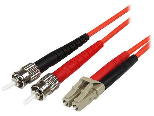 StarTech 50FIBLCST3 9.8 ft. 3m Multimode 50/125 Duplex Fiber Patch Cable LC - ST