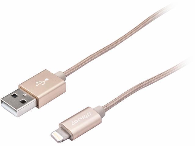 CIRAGO IPLBR03GLD Gold Lightning Braided Cable