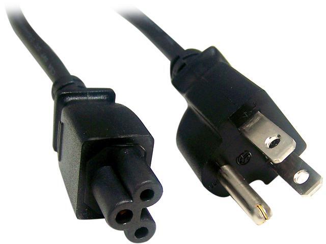 Micro Connectors Model M05-126 6 ft. Notebook AC Power Cord Polarized (3 Prong)