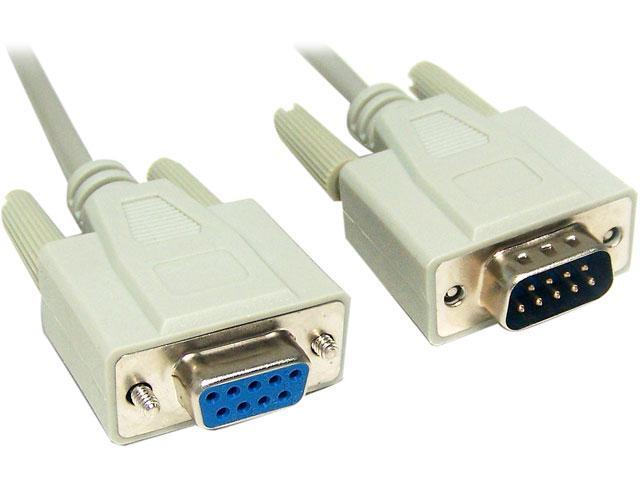 Micro Connectors Model M05-103 10 ft. DB9 Serial Extension Cable M-F