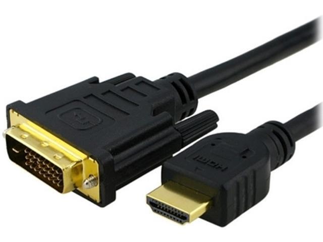 Insten 524060 Black 15 ft. HDMI to DVI M-M 3 x HDMI to DVI Cable