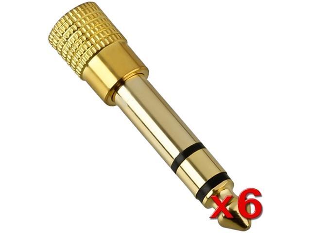 Insten 1161332 6 x 1 / 4 Audio to 1 / 8 Audio M / F Adapter