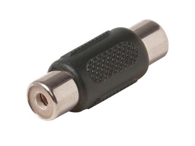 Steren BL-264-001BK  A/V In-line Coupler Ext Adapter