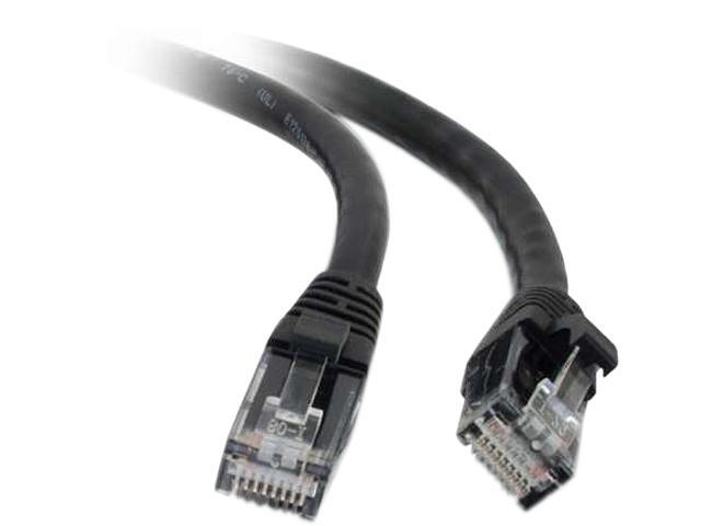 C2G 00406 12 ft. Cat 5E Black 350 MHz Snagless Patch Cable