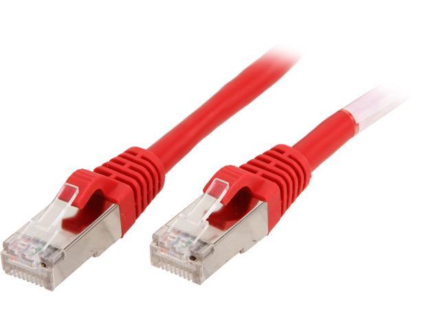 C2G 00855 20 ft. Cat6 Snagless Shielded (STP) Network Patch Cable - Red