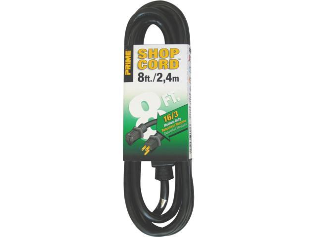 Prime Wire Model EC502608 8 ft. 16/3 SJTW Indoor and Outdoor Extension Cord