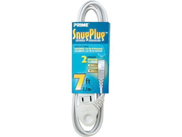 Prime Wire Model EC920607 7 ft. 16/2 SPT-2 3-Outlet Cord